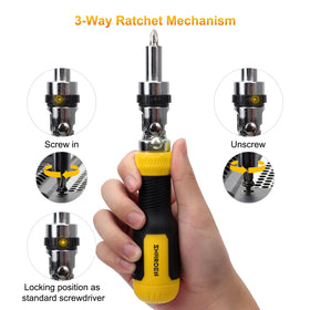 SHARDEN magnetic bit holder speeds bit changes securely