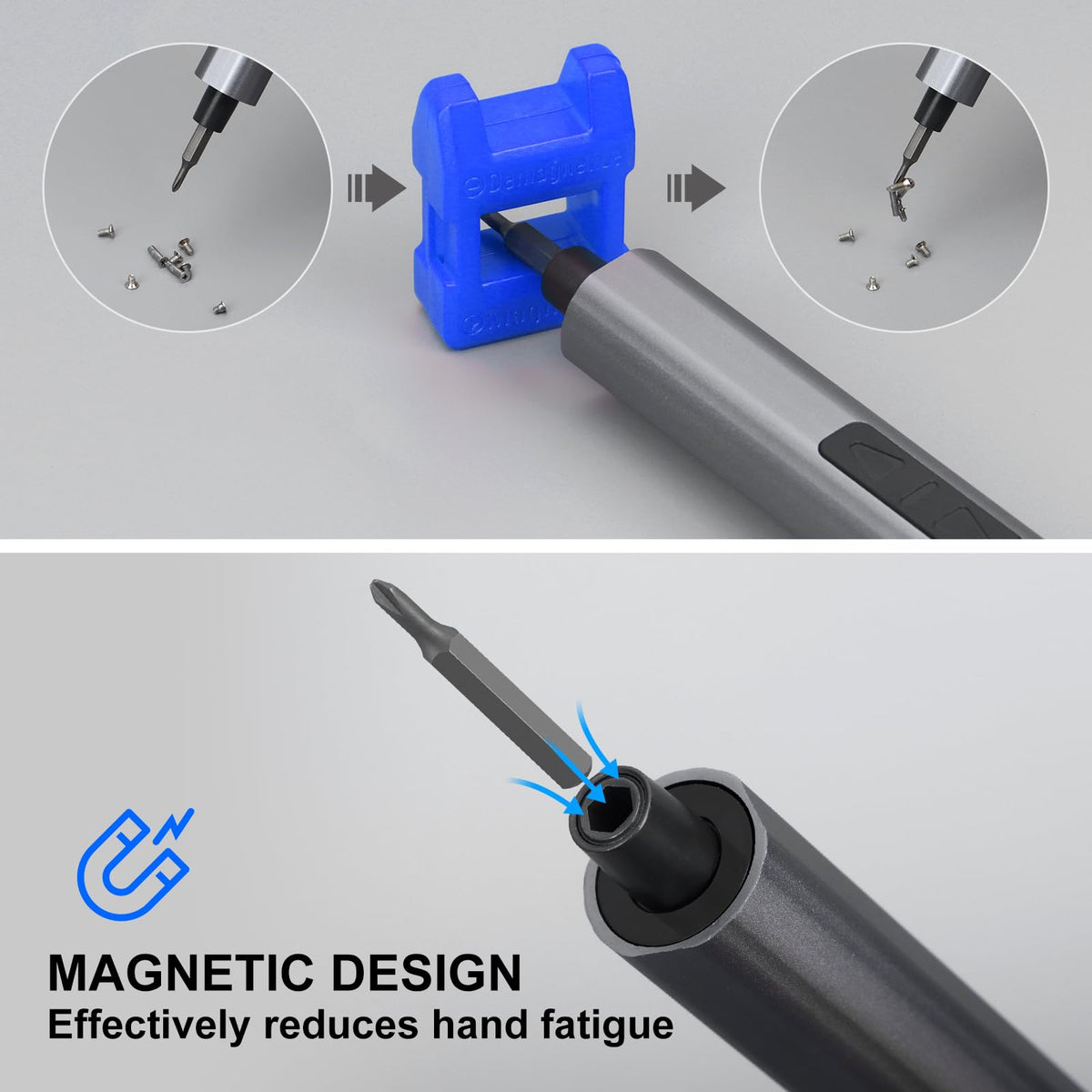 SHARDEN LED lighting aids visibility when tightening small screws