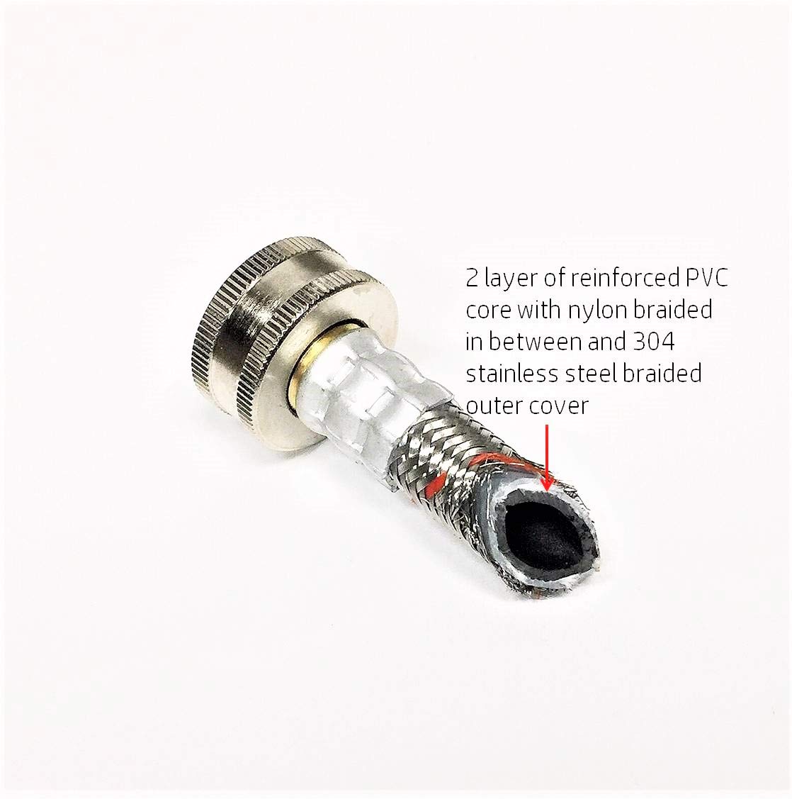 Shark Industrial universal 90-degree elbow connection fits most washers for easier installation.