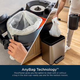 Shark MessMaster anti-clog design helps maintain suction over debris.