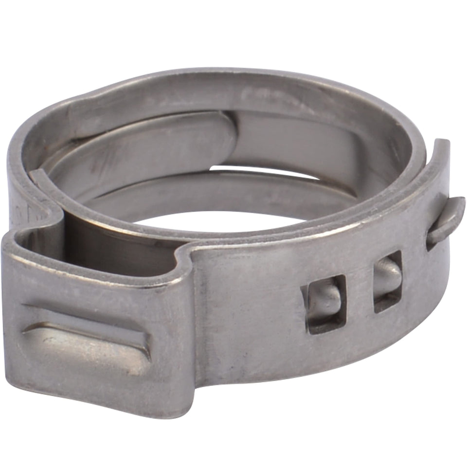 SharkBite 1/2 inch clamp ring pack of 100 for secure PEX connections.
