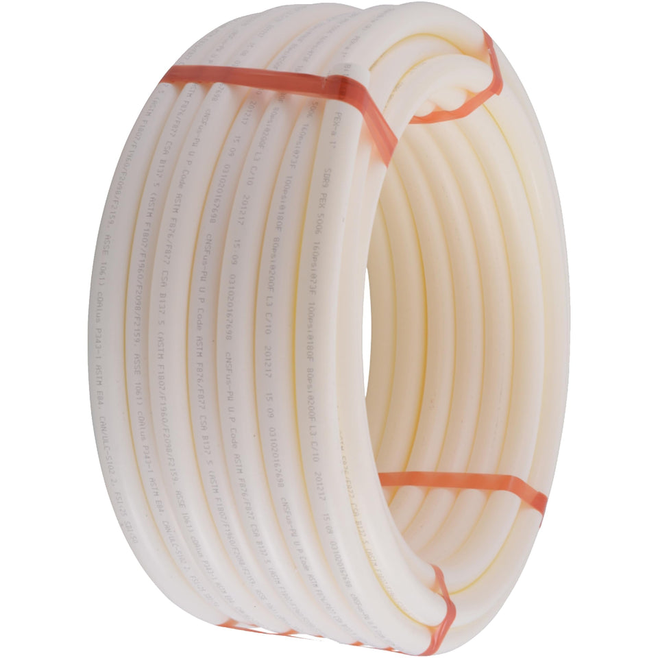 SharkBite PEX-A 1in 100ft white coil for flexible water runs