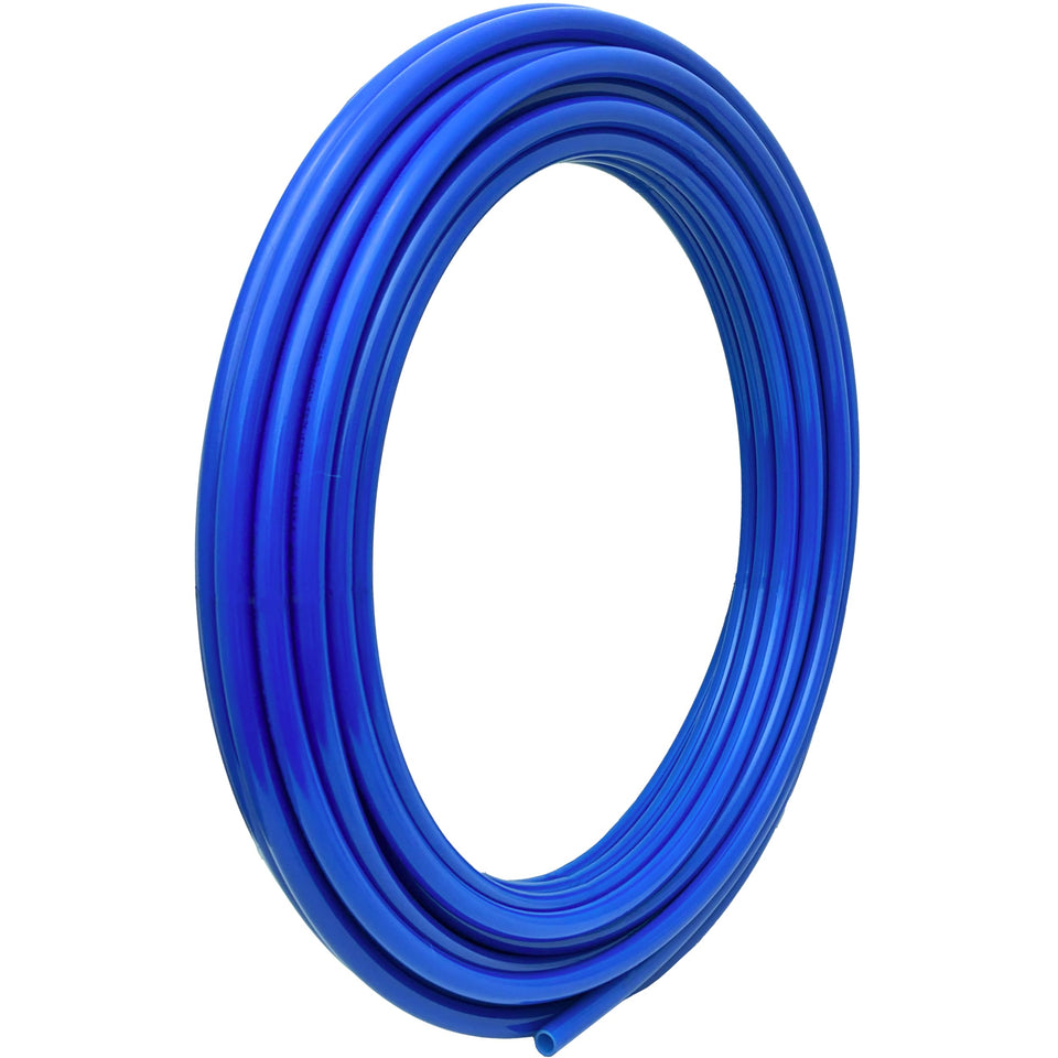 SharkBite PEX-A blue 1/2 inch 100-foot coil provides flexible potable water routing