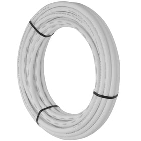 SharkBite PEX-B white pipe coil 100 ft for long runs and fewer connections.