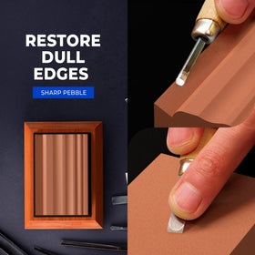 Sharp Pebble aluminum oxide stones deliver durable, precise sharpening performance.