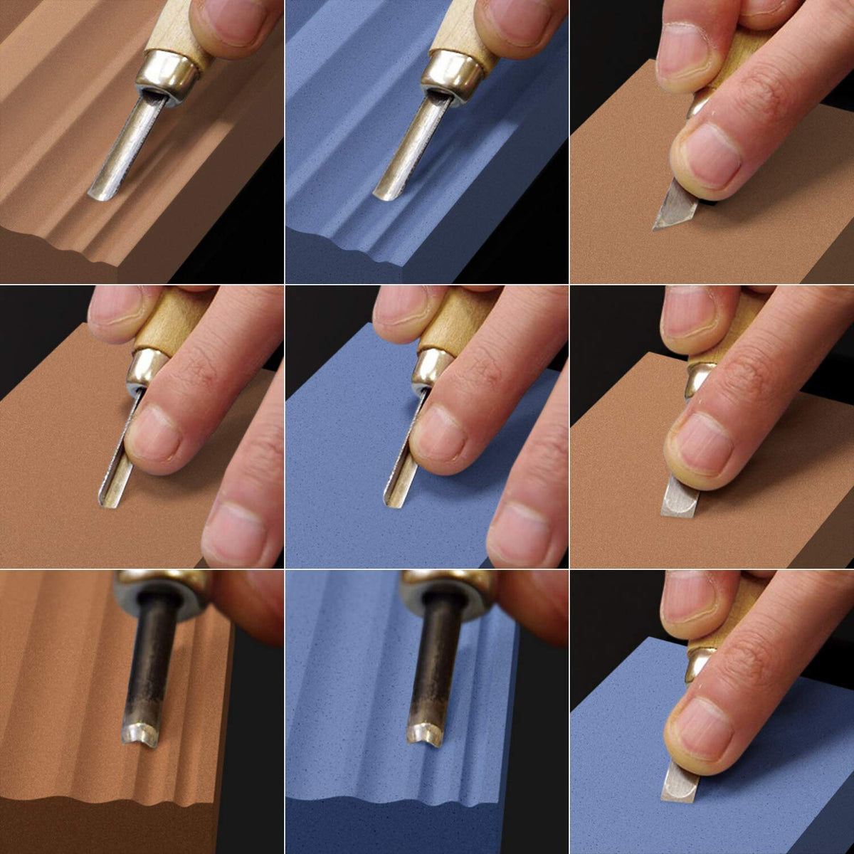 Sharp Pebble easy-clean water sharpening system with simple rinse after use.