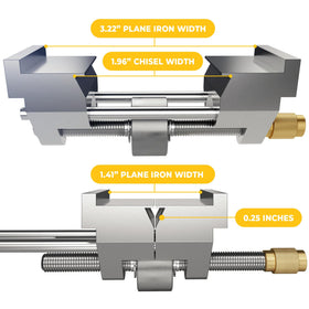 Sharp Pebble honing guide showcases stainless steel design for durability