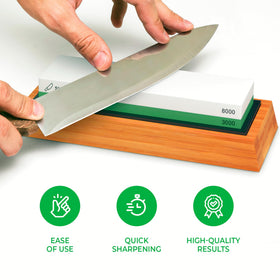 Sharp Pebble whetstone 3000 grit for fine sharpening and edge preparation