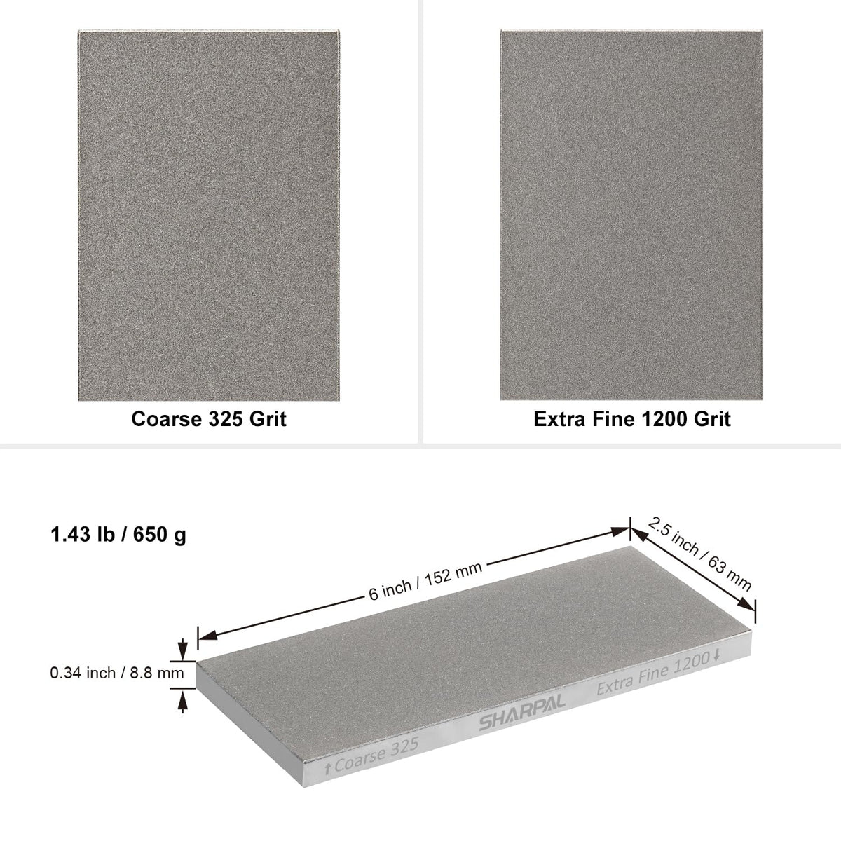 Integrated angle guide shows 14, 17, 20, 25 degrees for consistency