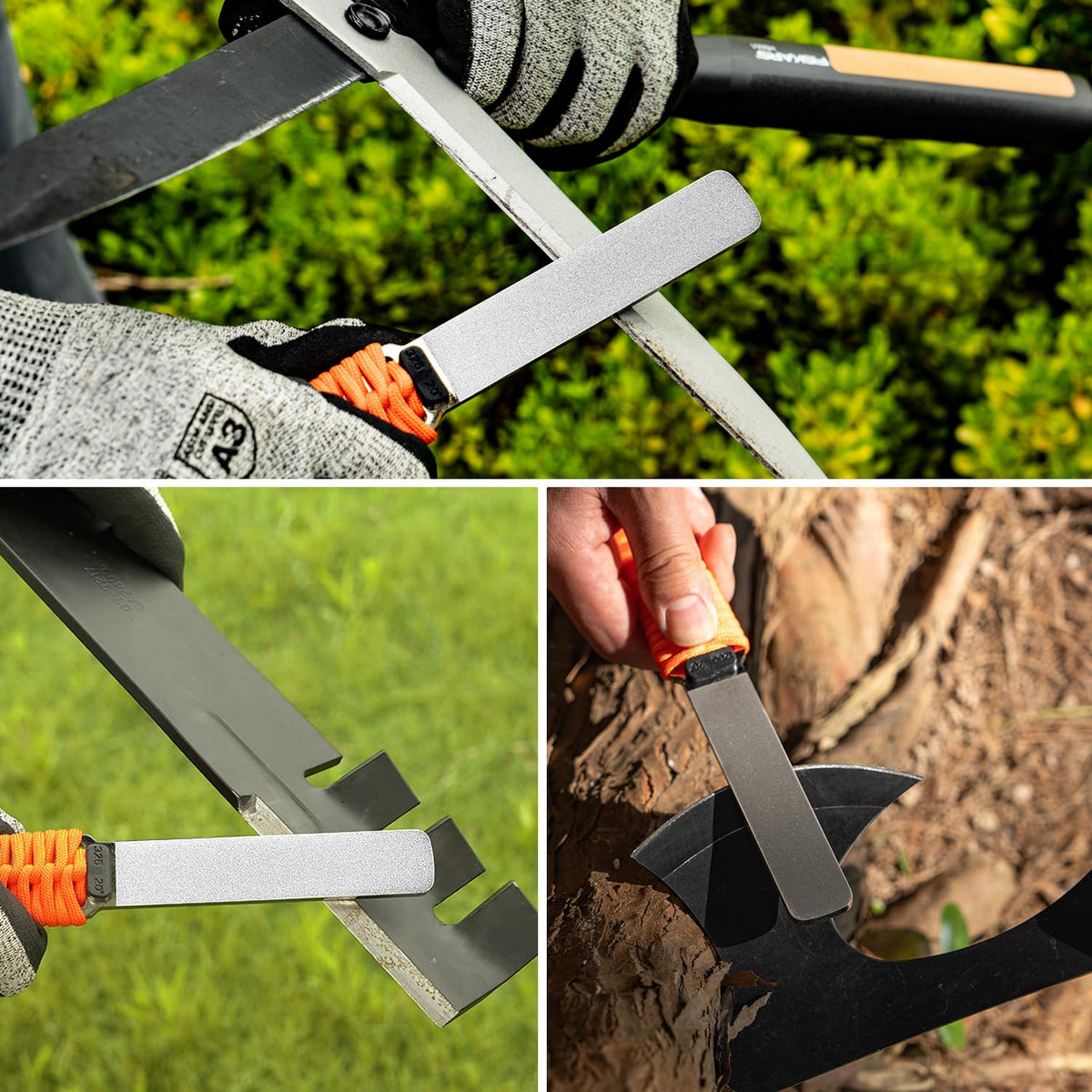 SHARPAL 181N 2m paracord-wrapped handle enhances grip and versatility.