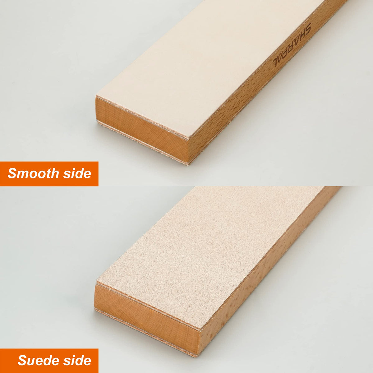 SHARPAL 205H wooden base and handle provide ergonomic grip and stability.