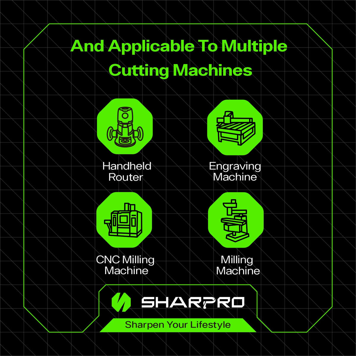SHARPRO climate pledge friendly router bit supports sustainable machining.