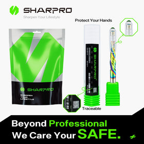 SHARPRO optimized helix angle reduces resistance and vibration.