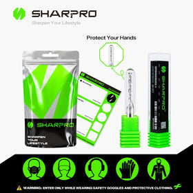 SHARPRO router bit demonstrates high-speed cutting stability for clean finishes.
