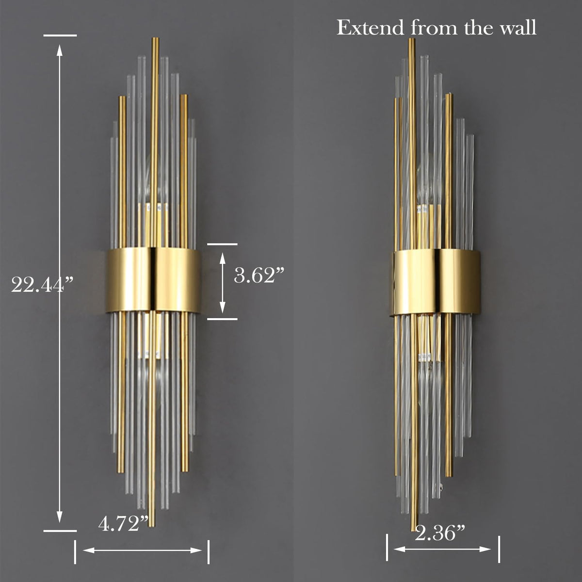 Shawnkey brushed titanium gold finish delivers a modern, premium look