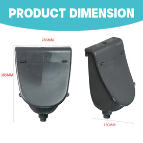 Shawoo screw-mount option provides strong stability on rough walls.