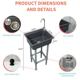 shawoo sink on table setup demonstrates flexible placement and easy access
