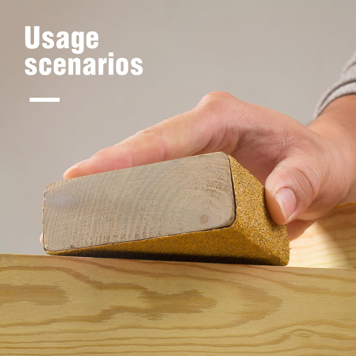Shawya adhesive-backed paper securely attaches to air file sanders.