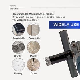 SHDIATOOL diamond core drill for brick creates consistent holes