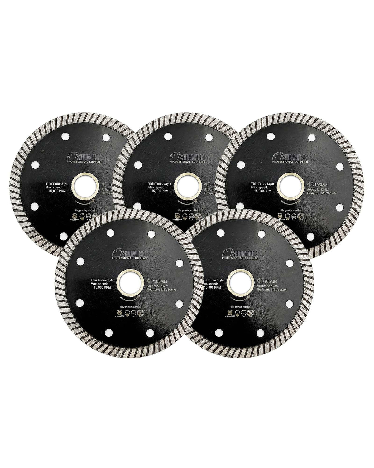 SHDIATOOL diamond blade cutting porcelain with precise edge