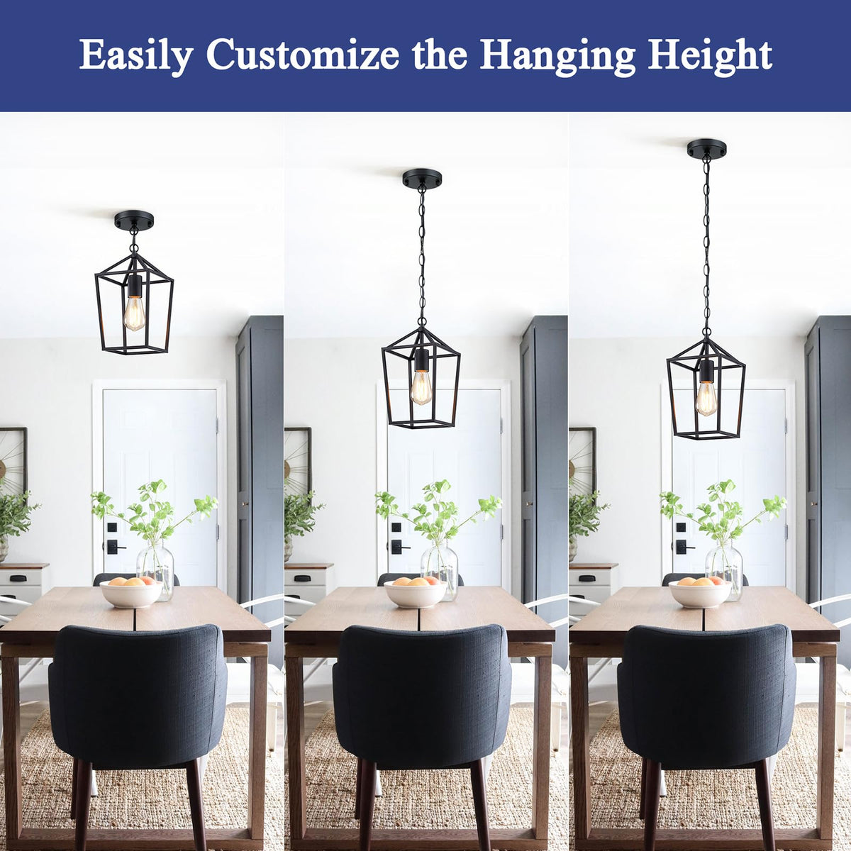 Sheetea kitchen island pendant with adjustable height for versatile ceiling mounting.