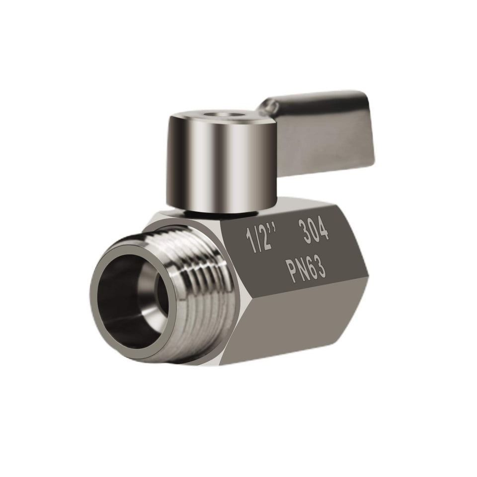 SHEKUSU valve body in 304 stainless steel for durable, long-lasting performance.