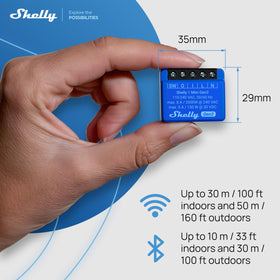 Shelly 1 Mini Gen3 2-pack handles 8A loads for lights and small motors