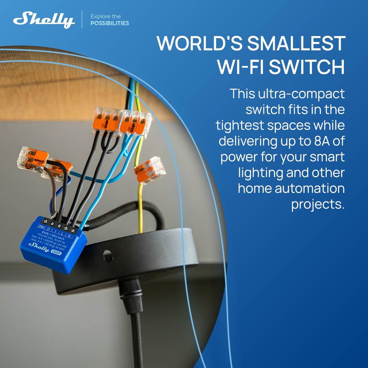 Shelly 1 Mini Gen3 2-pack supports WiFi and Matter for versatile smart home control