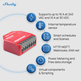Shelly 1PM Gen4 real-time energy monitoring for connected appliances.