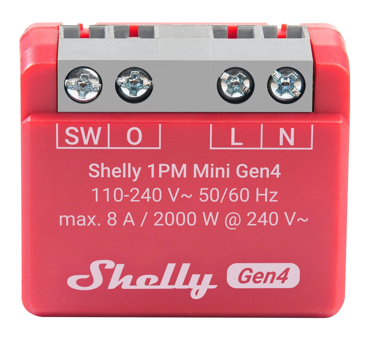 Shelly 1PM Mini Gen4 behind outlet enabling Wi-Fi and Zigbee control.