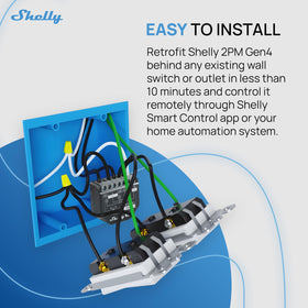 Shelly 2PM Gen4 curtain automation enables timed curtain movement.