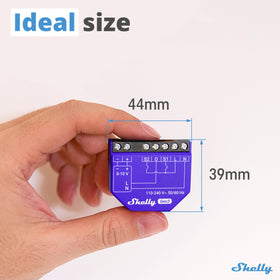 Shelly Dimmer Gen3 installation scenario with simple wiring and switch compatibility.