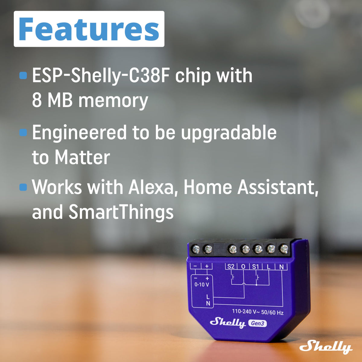 Shelly Dimmer Gen3 voice control setup for hands-free brightness.