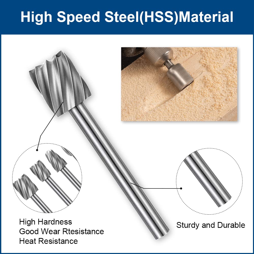Shengbenhao straight cut router bit for clean bevels on wood.