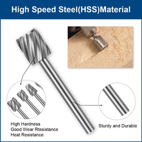 Shengbenhao straight cut router bit for clean bevels on wood.