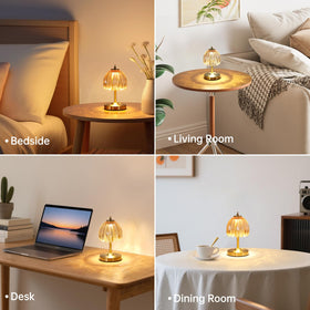 Stepless dimming for precise brightness on Shenmoyl Tulip lamp.