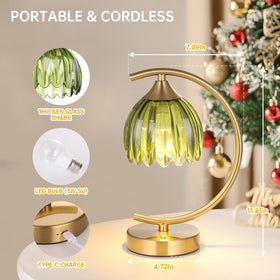 Shenmoyl Tulip Table Lamp ideal for bedside or desk use