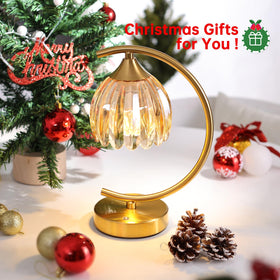 Shenmoyl Tulip Table Lamp ideal desk light for work and reading.