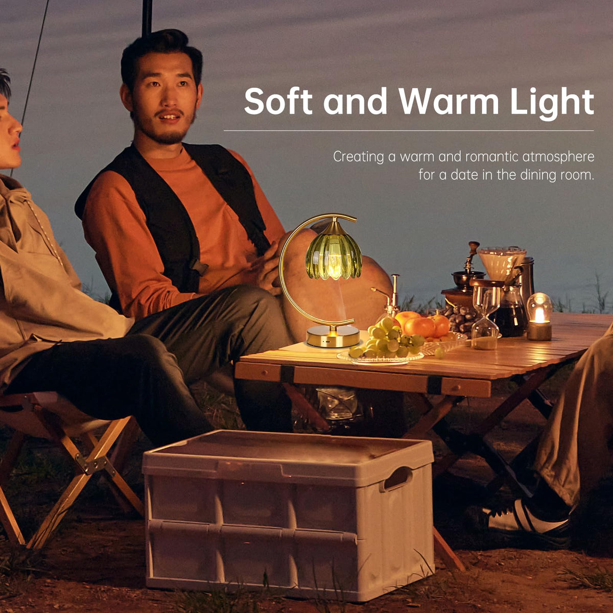 Shenmoyl Tulip Table Lamp stepless dimming for precise brightness