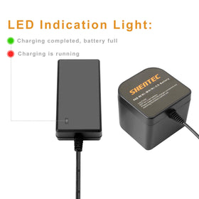 Shentec charger included with the battery bundle for quick recharges.