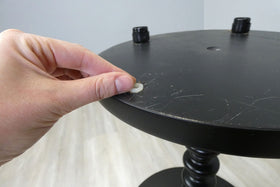 Shepherd glide in dining setup used on a table for stability