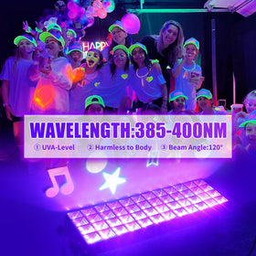 SHGPODA 100W bar beam angle demonstrates 120 degree wide coverage for immersive setups