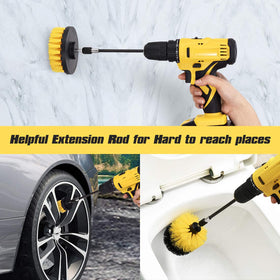 Corners and crevices brush to reach tight spaces safely