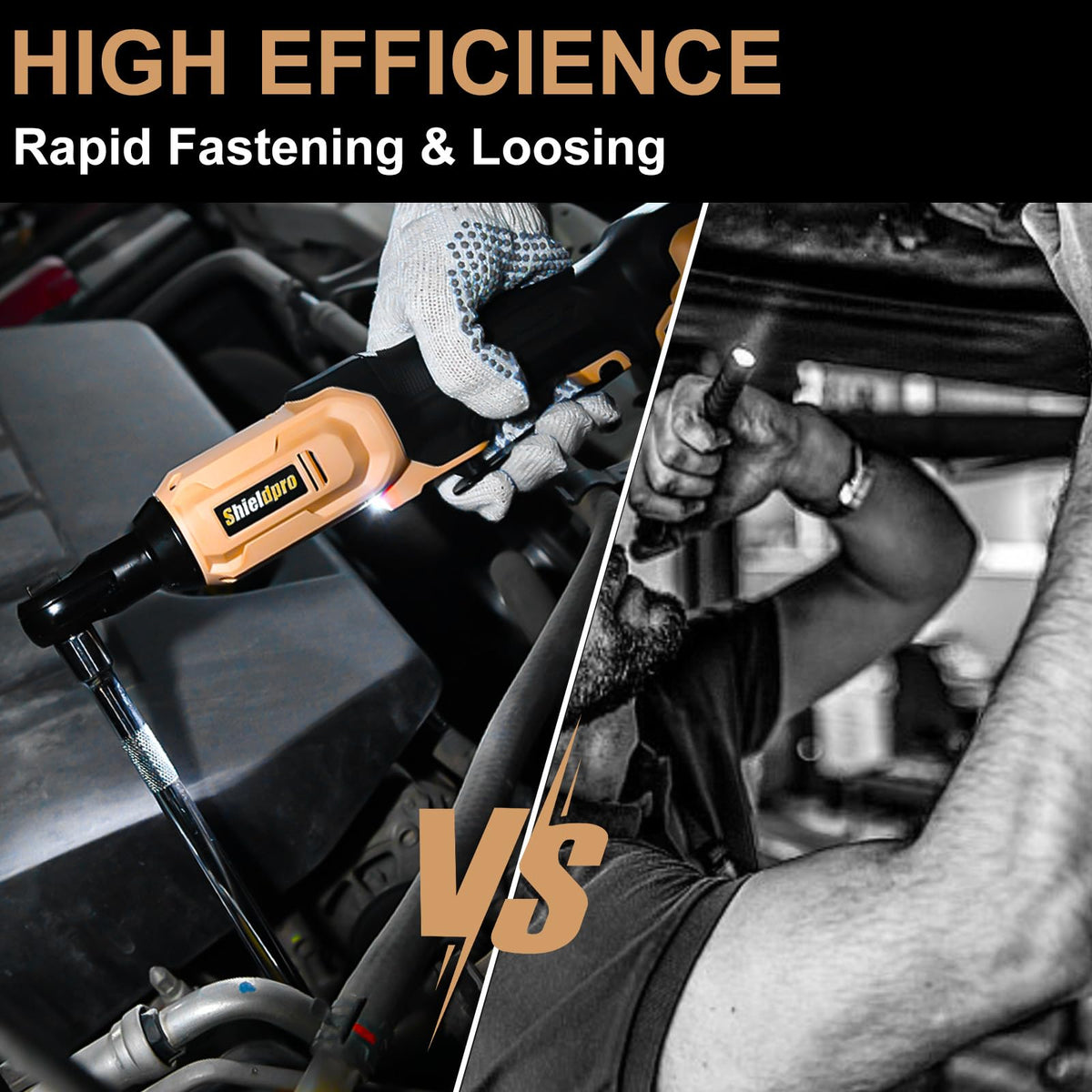 ShieldPro ergonomic grip and durable design for comfort