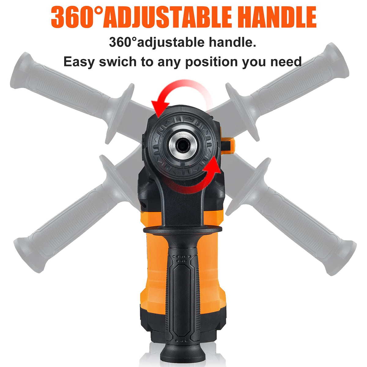 SHIELDPRO heat-resistant copper motor supports extended work sessions.