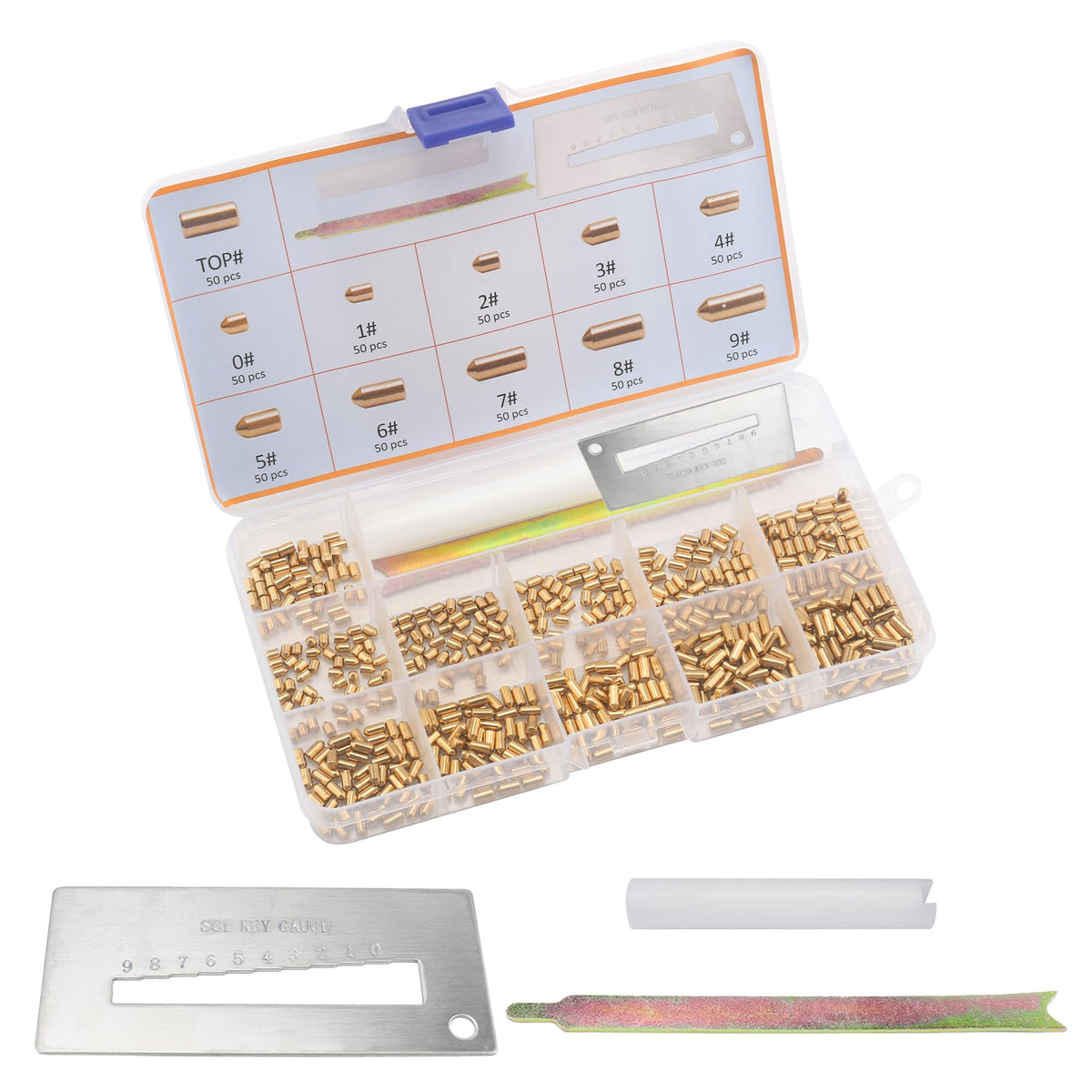 Shiguan SC1/SC4 rekey kit box with contents shown for easy upgrades