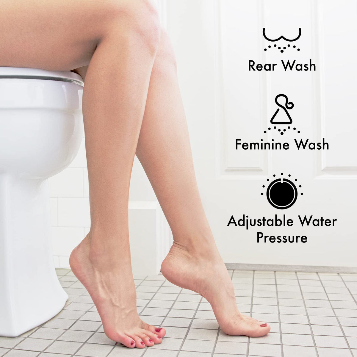 Shikitek water pressure control dial for comfortable adjustment
