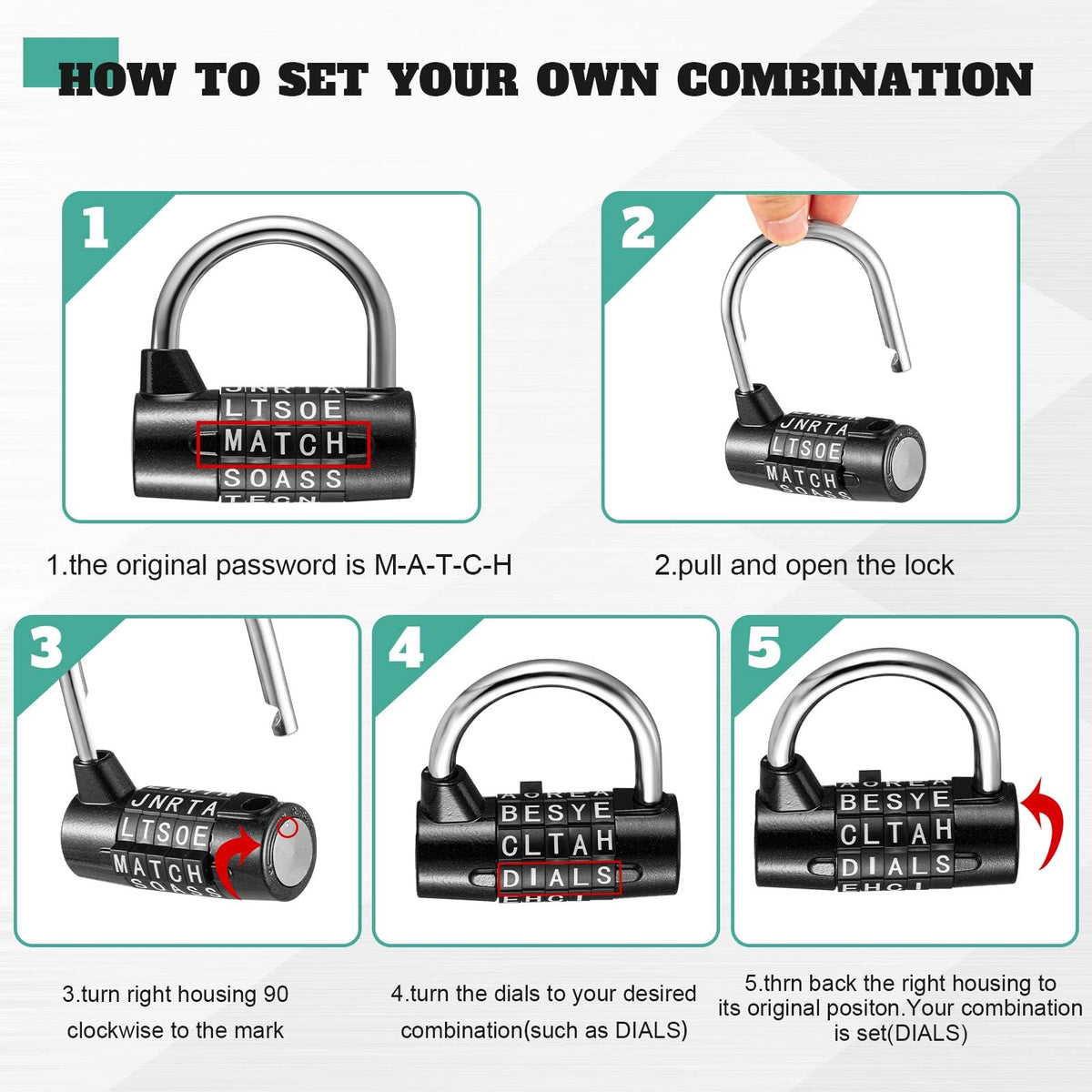 Shimeyao red lock on a sports locker, quick to reset for flexible use.