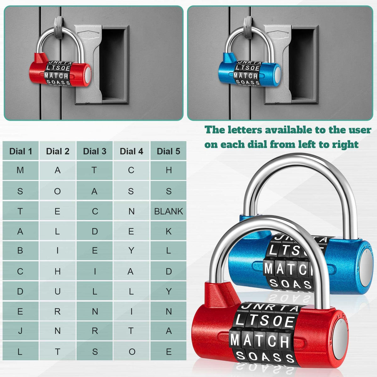 Shimeyao compact lock held in hand for portable security