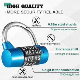 Shimeyao lock secured on gym locker hasp for protection of belongings
